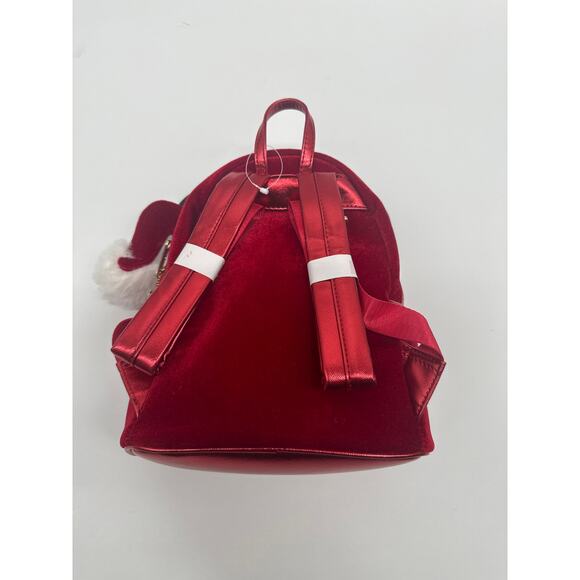 Loungefly Disney Parks Santa Mickey Mouse Mini Backpack 2019 NWOT main image 8